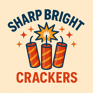 Sharp Bright Crackers Logo